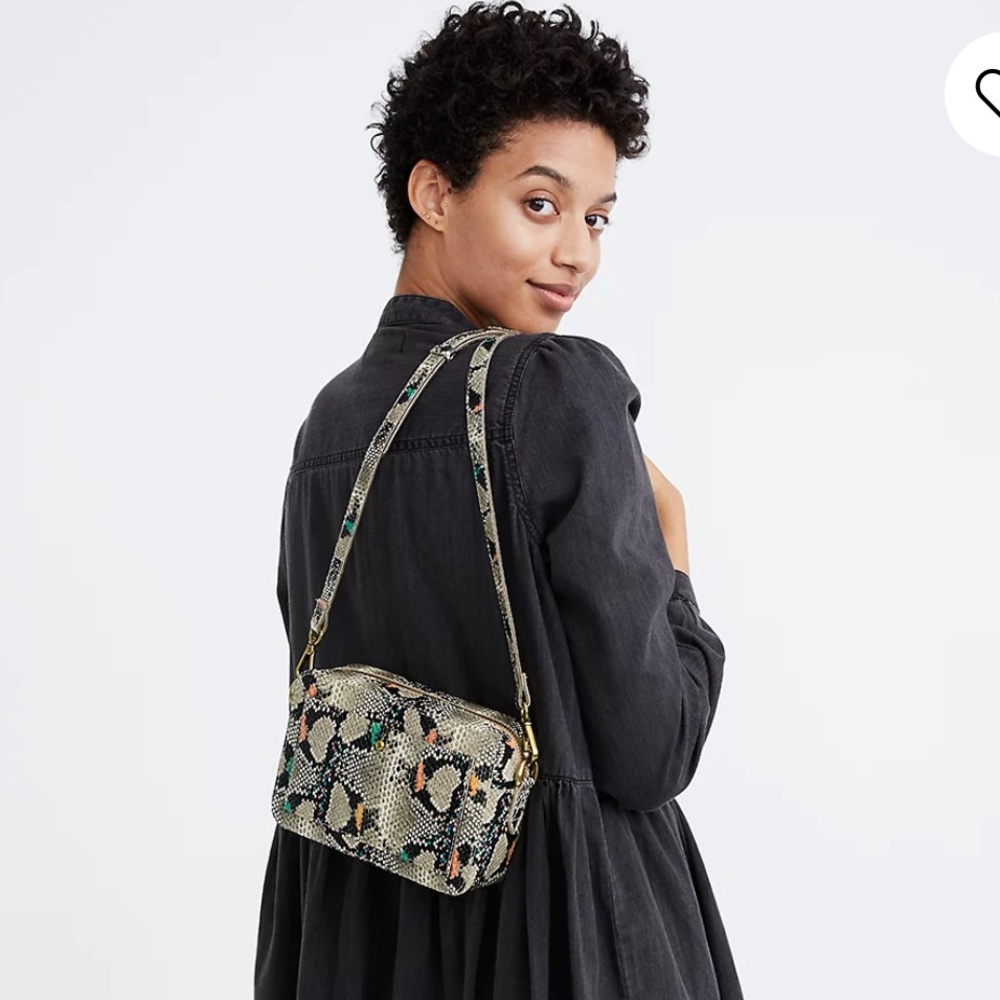 Madewell Multicolor Snake-Print Crossbody Bag - Picture 2 of 10